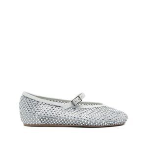 Le Silla Silver Ballet Flats Women